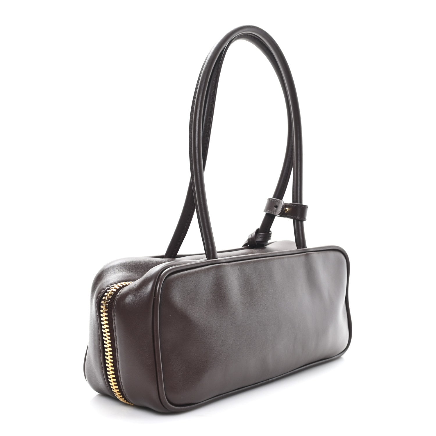 Nappa Small Beau Top Handle Bag Briarwood