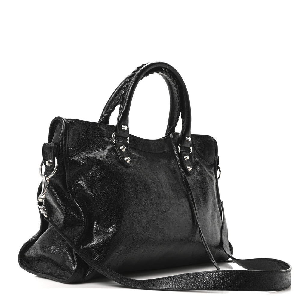 Agneau Arena Silver Hardware Medium Le City Black