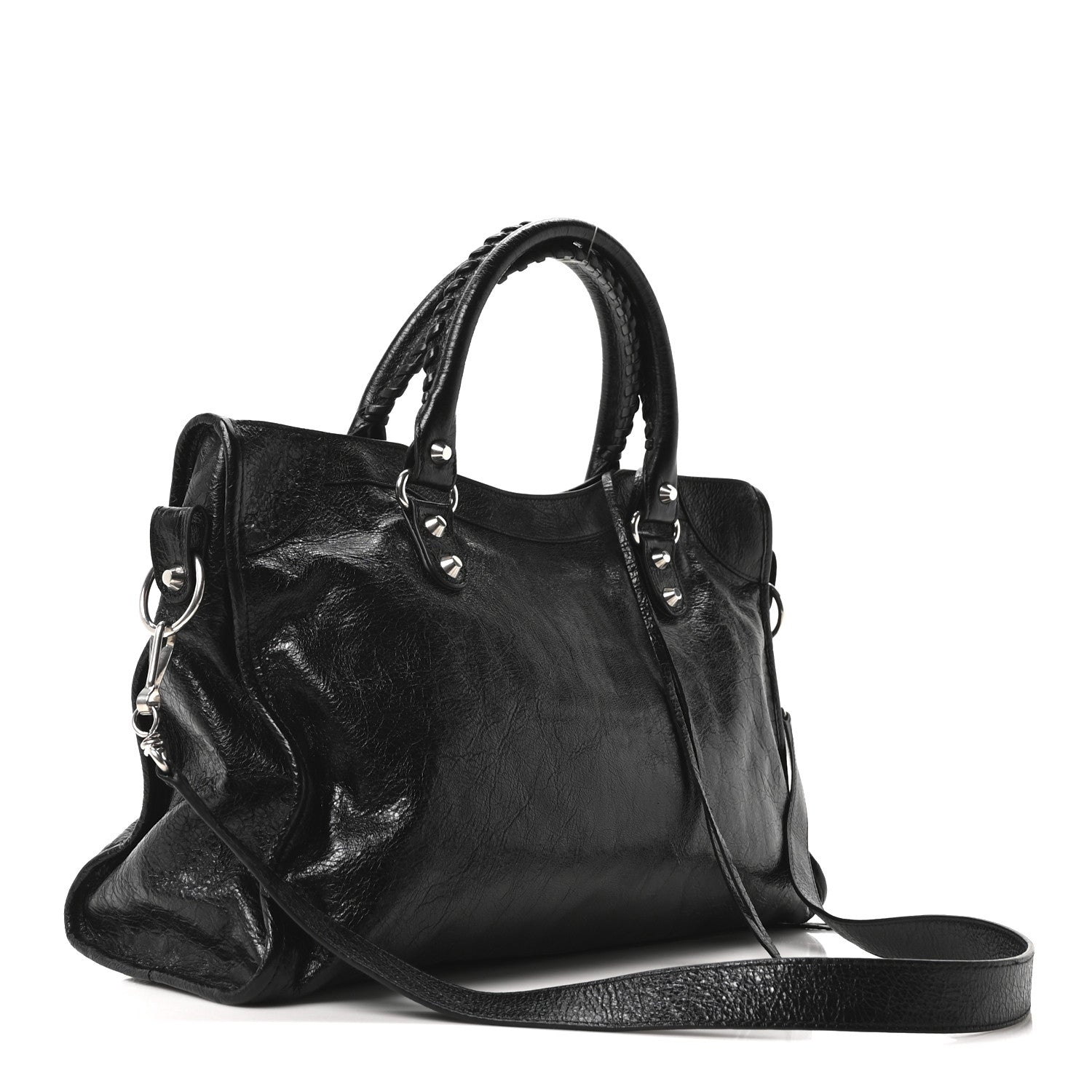 Agneau Arena Silver Hardware Medium Le City Black
