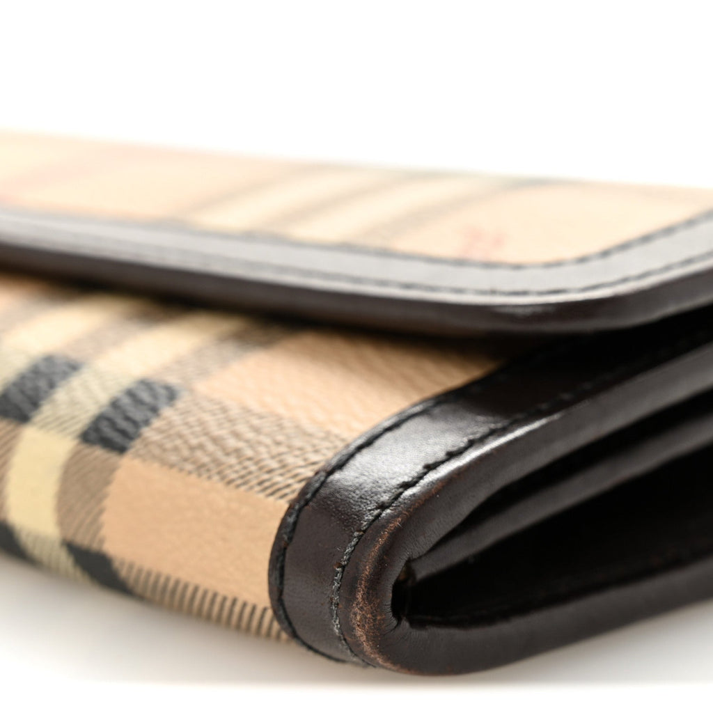 Haymarket Check Wallet Chocolate
