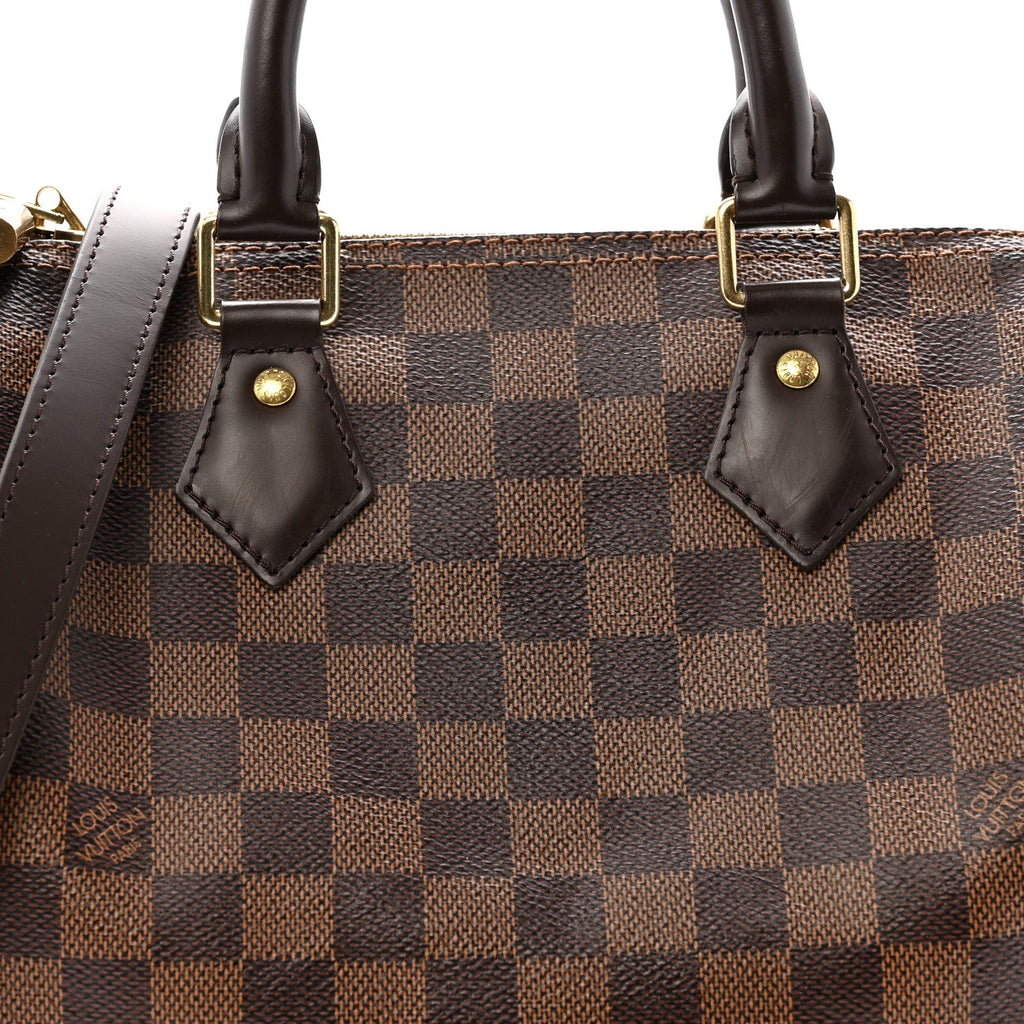 Damier Ebene Speedy Bandouliere 25