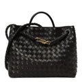 Nappa Intrecciato Medium Andiamo Shoulder Bag Fondant