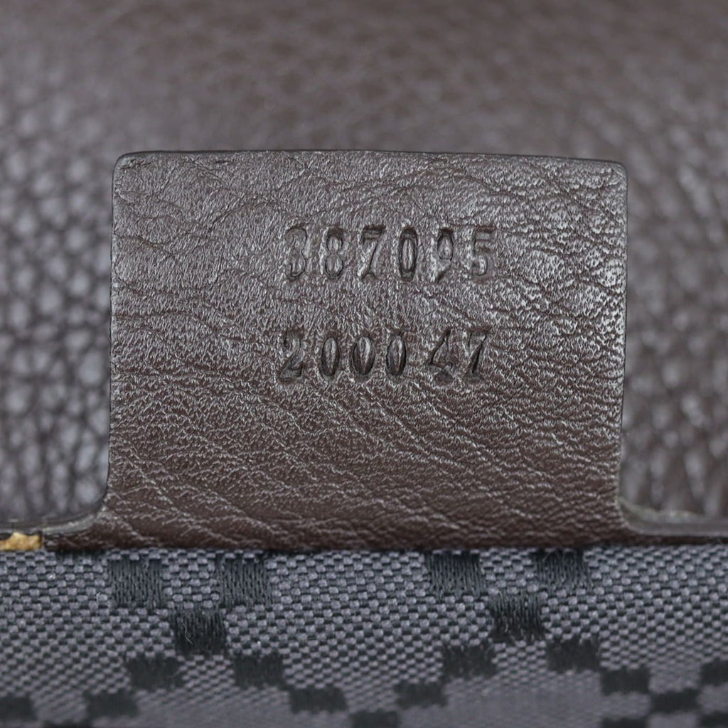 Gucci Bamboo Leather Messenger Bag