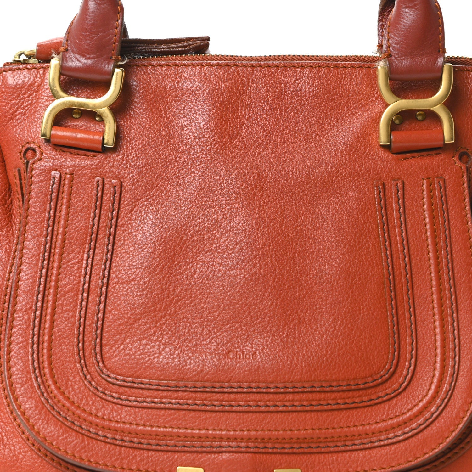 Calfskin Medium Marcie Satchel Red