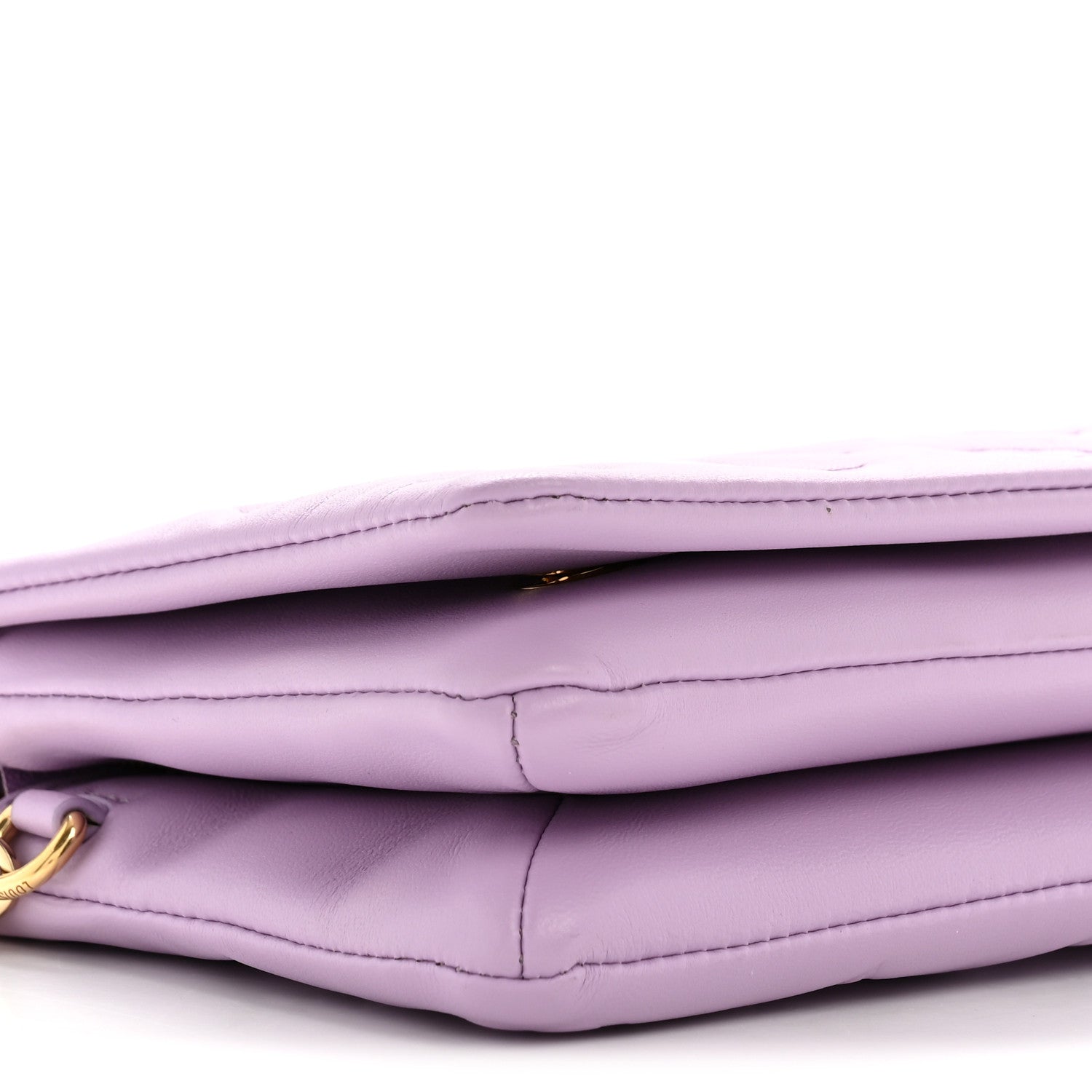 Lambskin Embossed Monogram Pochette Coussin Parme