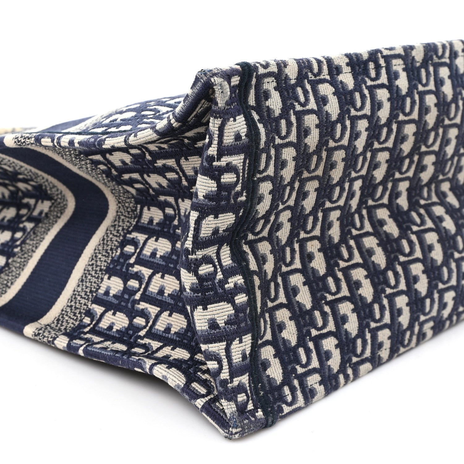 Oblique Large Book Tote Blue Multicolor