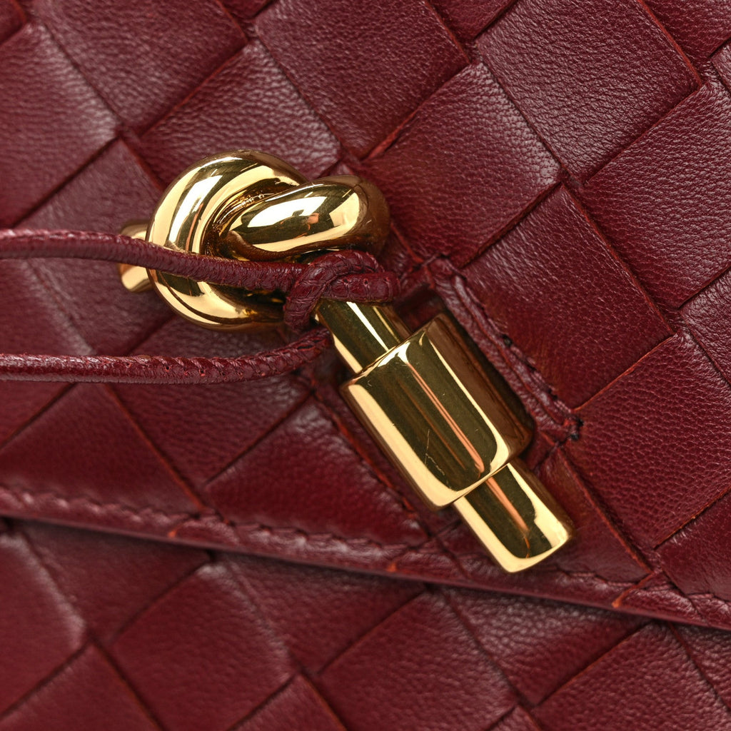 Nappa Intrecciato Long Andiamo Top Handle Clutch Barolo