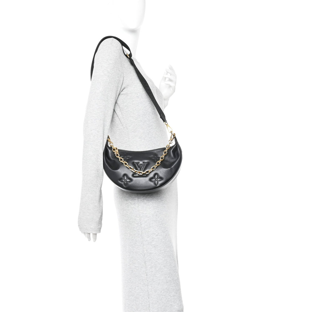 Calfskin Bubblegram Over The Moon Black