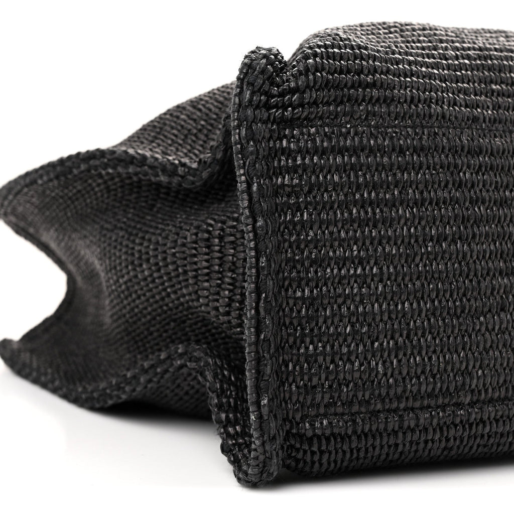 Raffia Medium G Tote Black