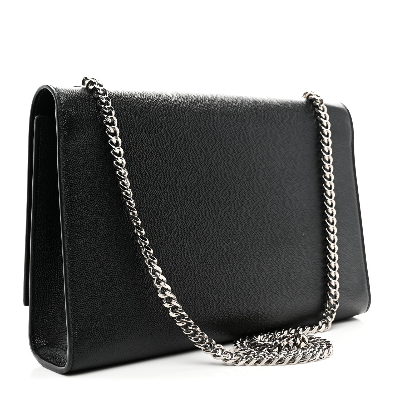 Grain De Poudre Large Classic Monogram Kate Satchel Black