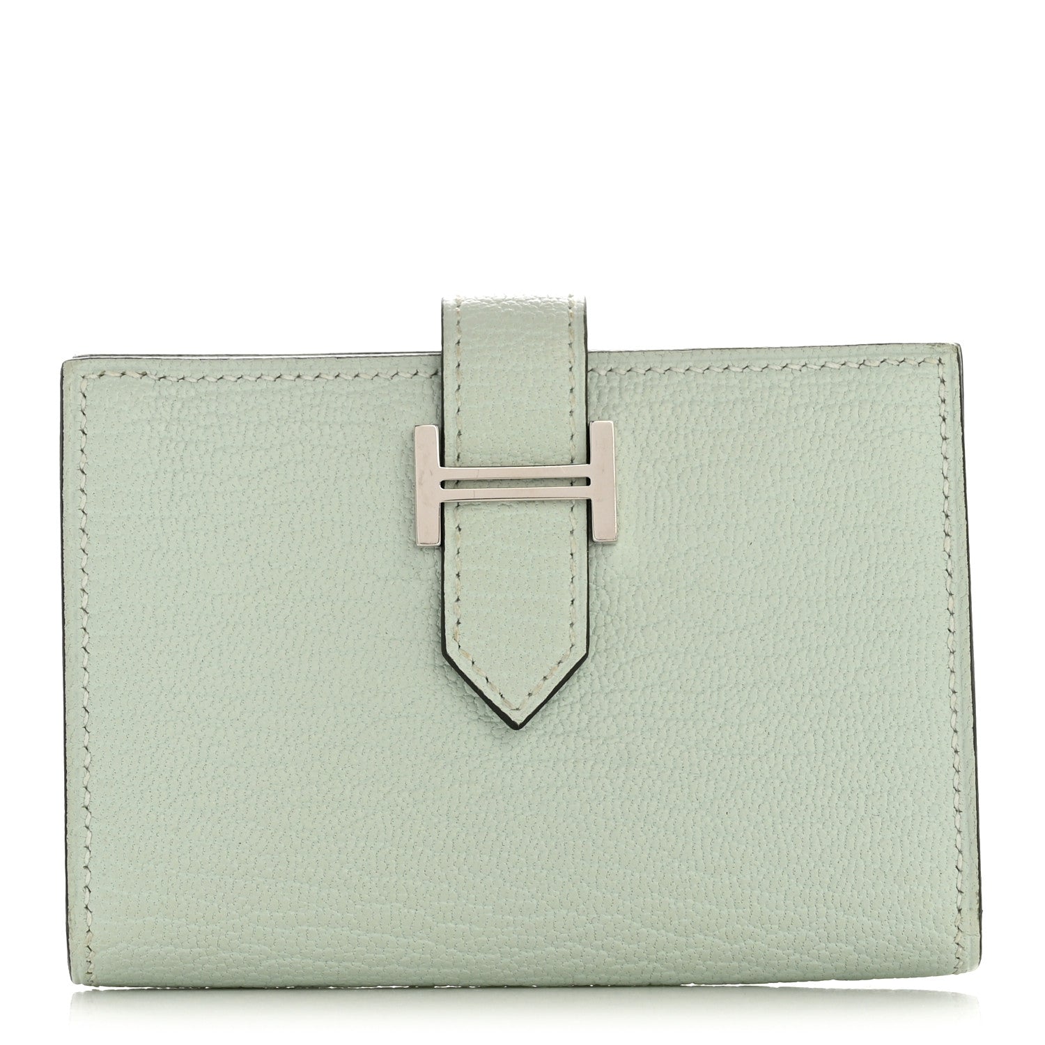 Chevre Mysore Bearn  Holder Wallet Vert Peppermint