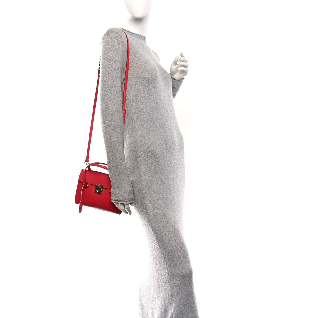 Calfskin Mini Mara Bag Pamplona Rosso