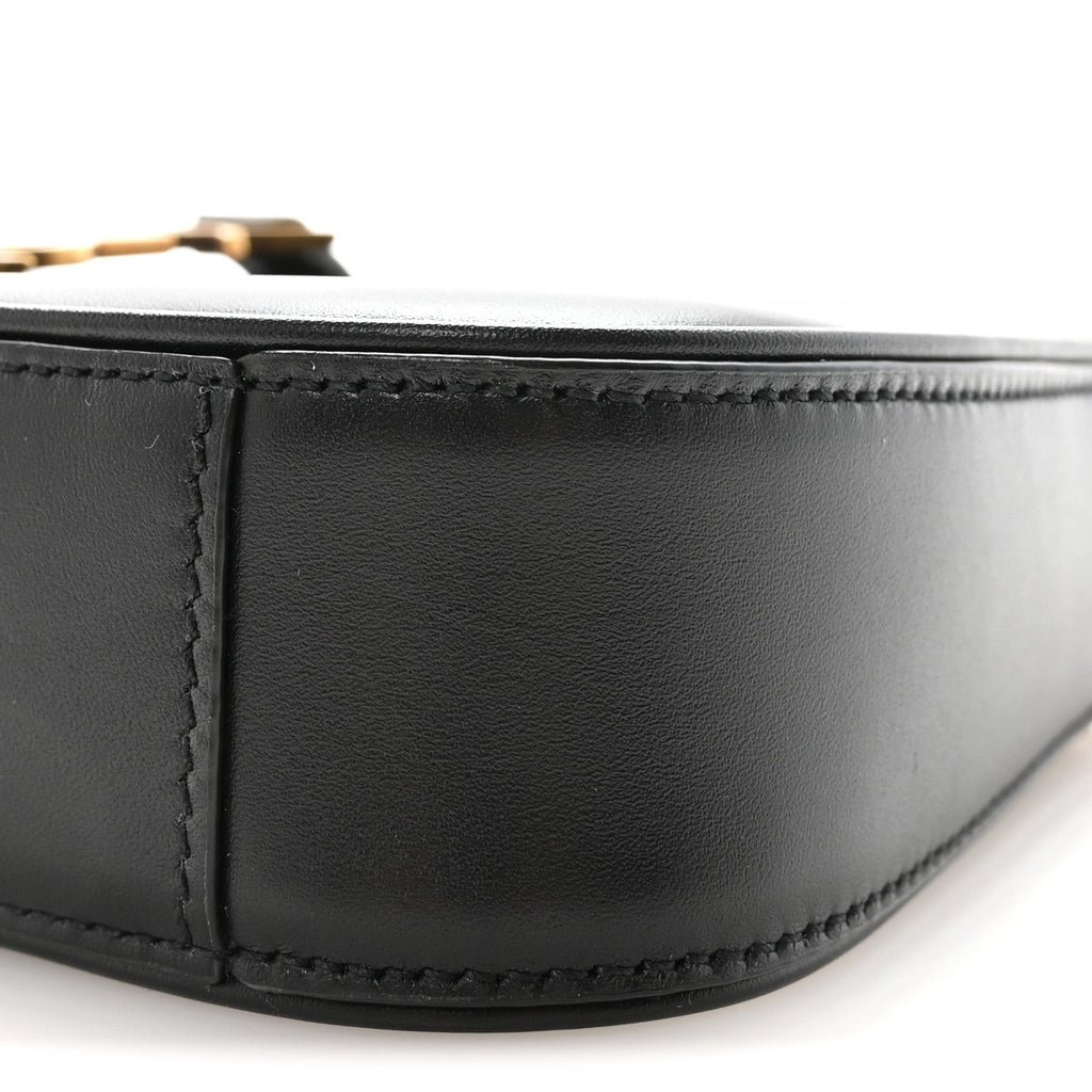 Smooth Calfskin Le 5 A 7 Mini Hobo Black