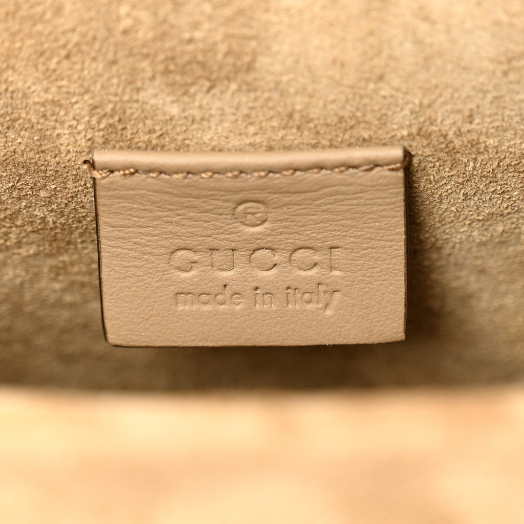 GG Supreme Monogram Mini Dionysus Shoulder Bag Taupe