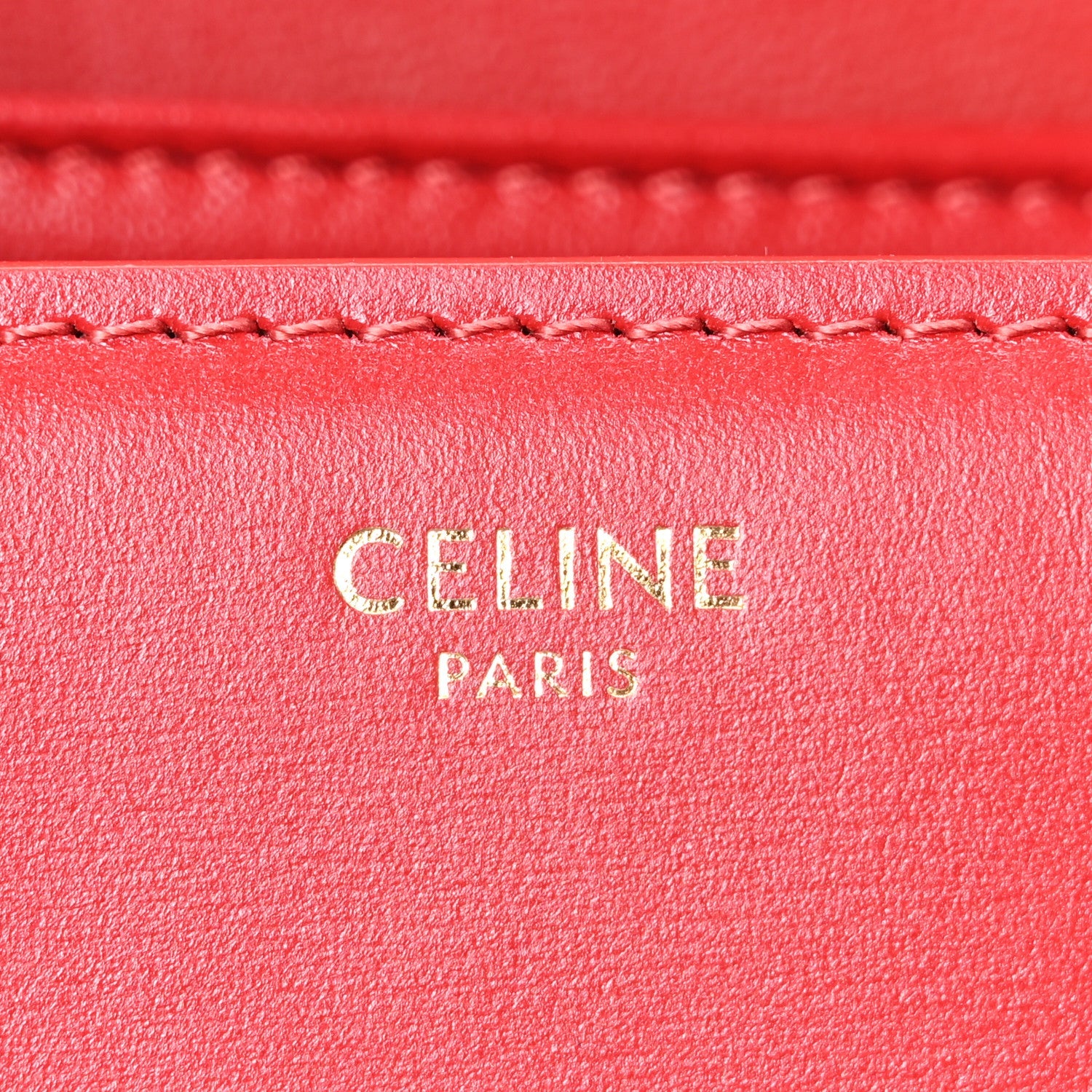 Shiny Calfskin Teen Triomphe Red