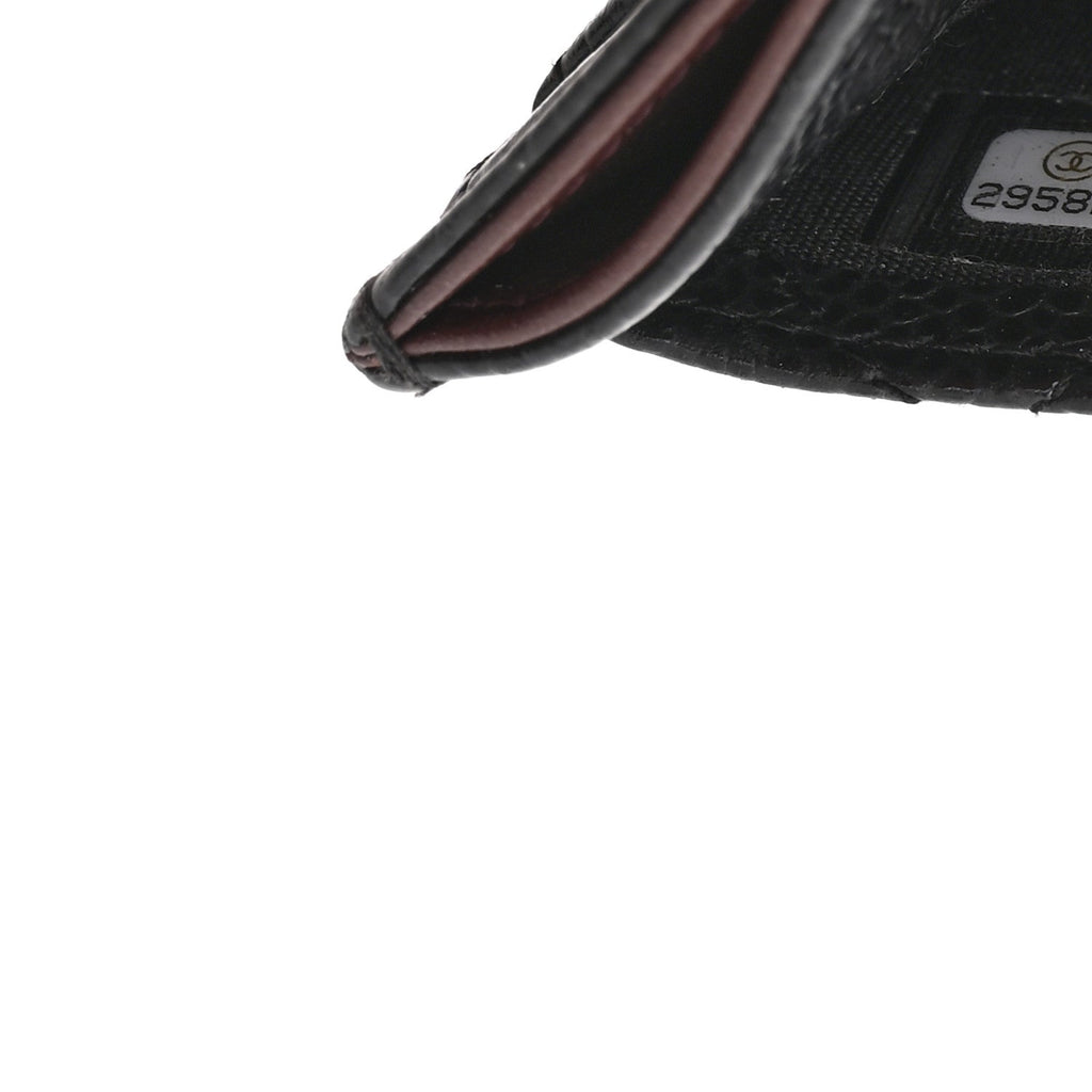 Caviar Quilted  Holder Black