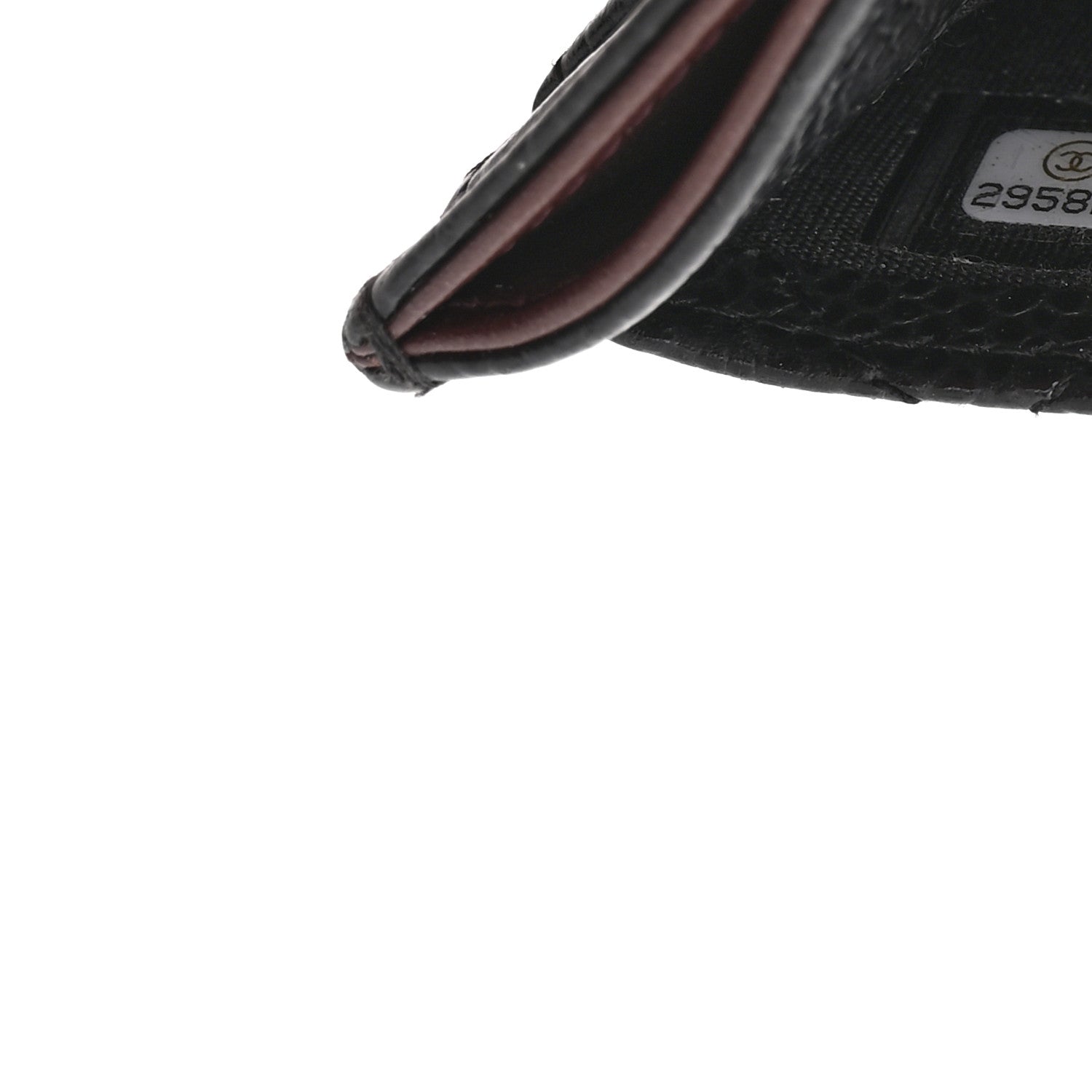 Caviar Quilted  Holder Black