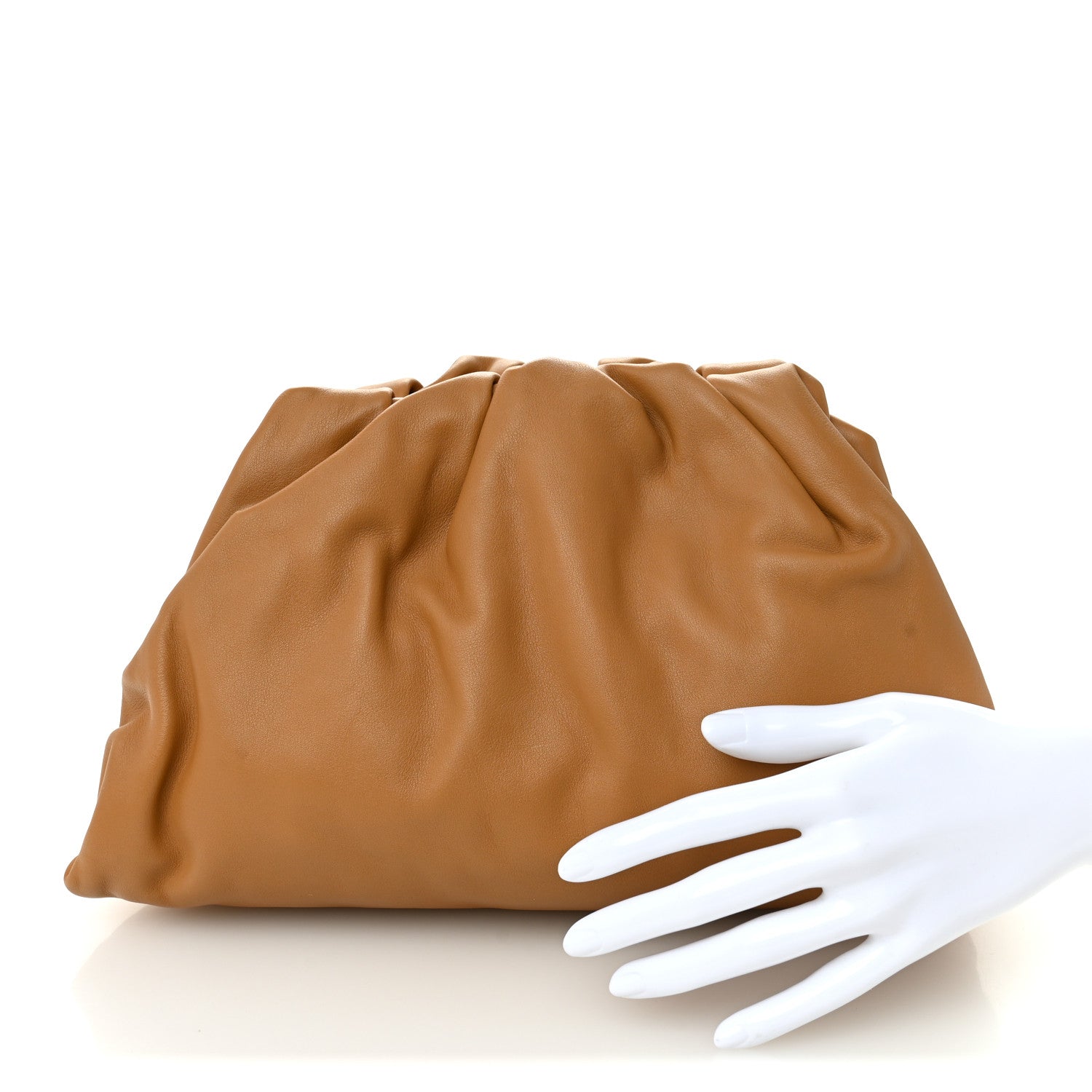 Calfskin Teen Pouch Caramel