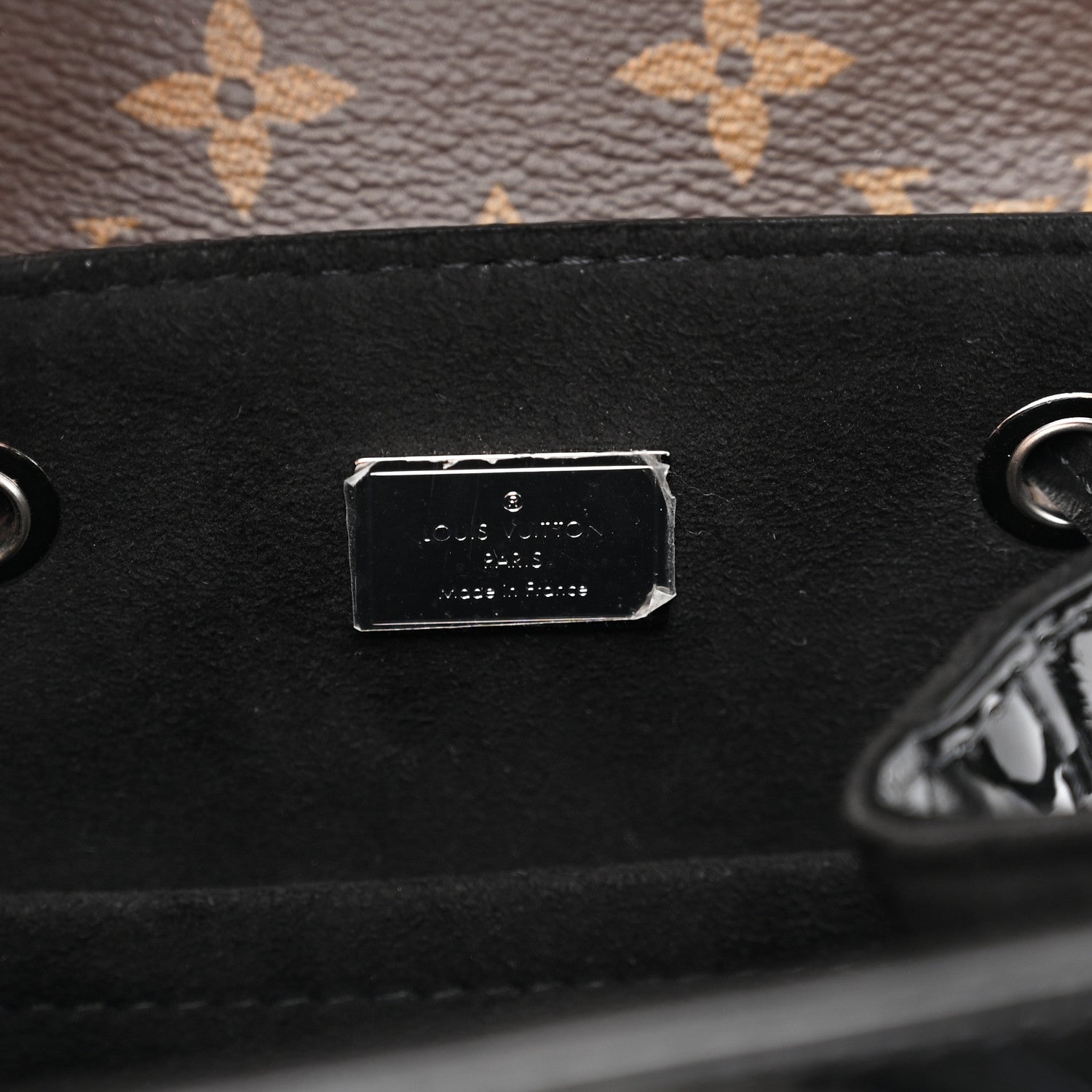 Patent Monogram Hot Springs Backpack Black