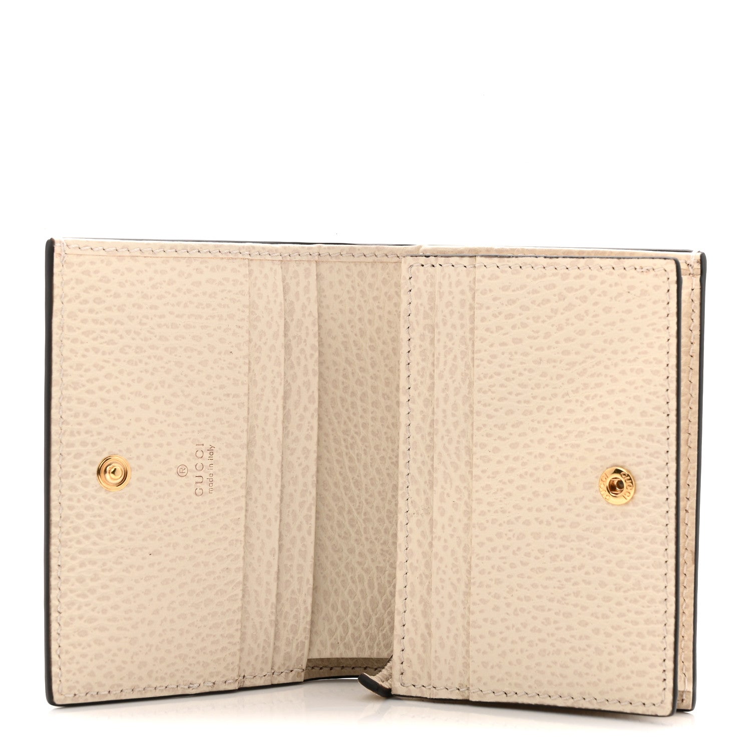 Dollar Calfskin GG Supreme Monogram GG Marmont  Case Mystic White Beige Ebony