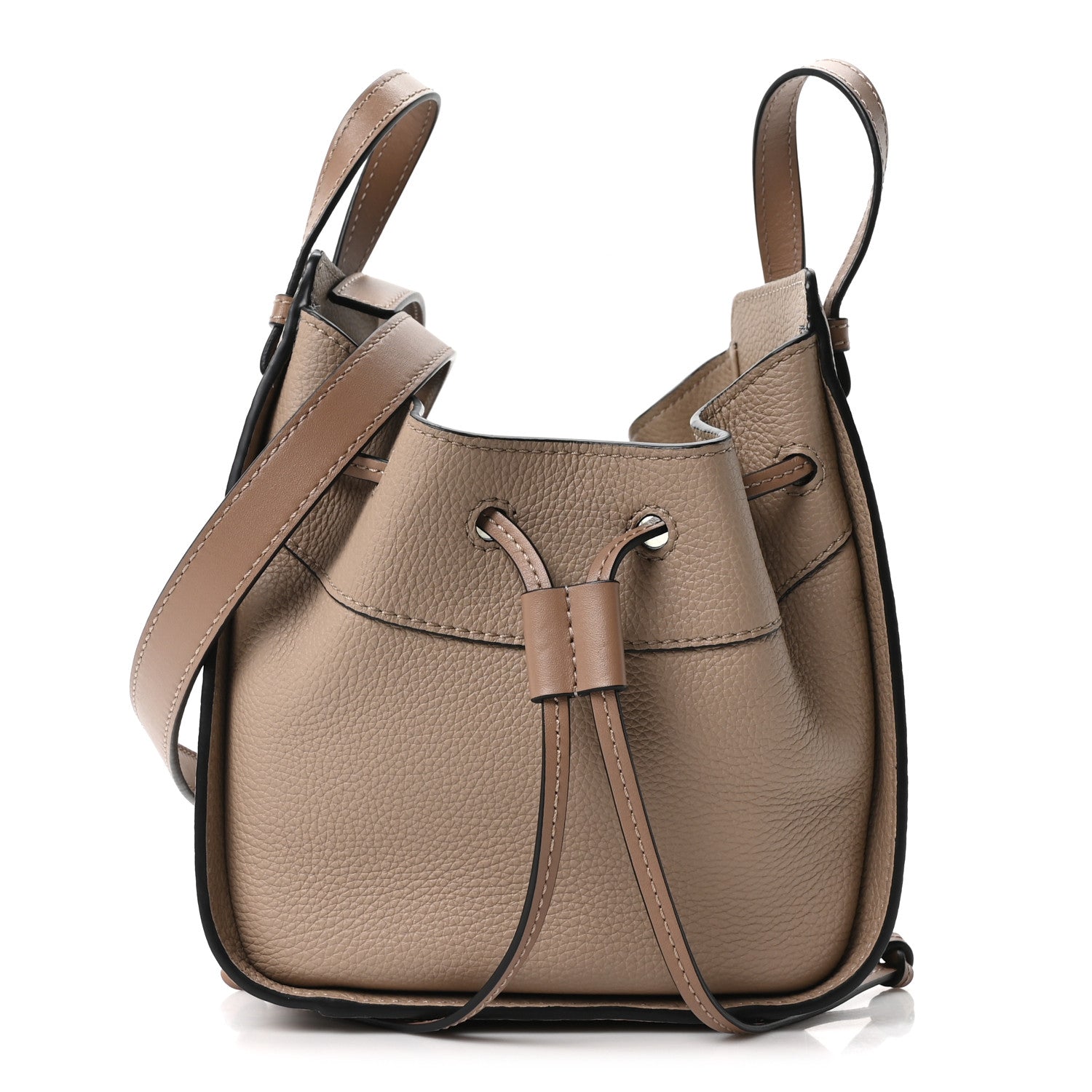 Calfskin Mini Hammock Shoulder Bag Sand Mink