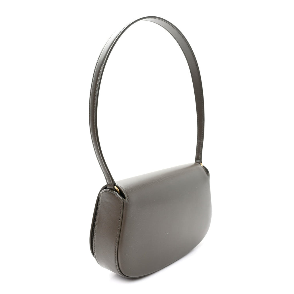 Box Calfskin Mini Voltaire Shoulder Bag Deep Musk