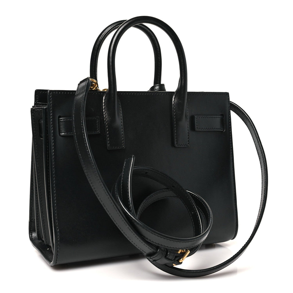 Calfskin Nano Sac De Jour Black