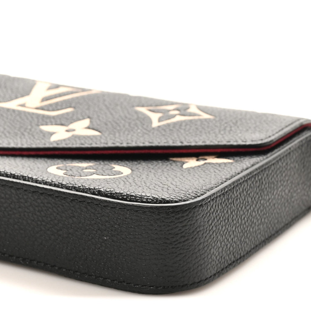 Empreinte Monogram Giant Felicie Pochette Black Beige