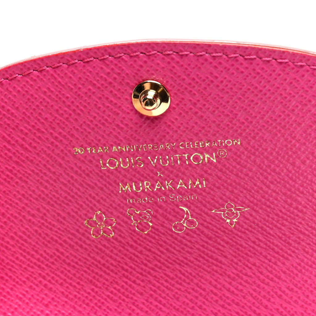 LV X TM Monogram Multicolor Rosalie Coin Purse White Kawaii Pink