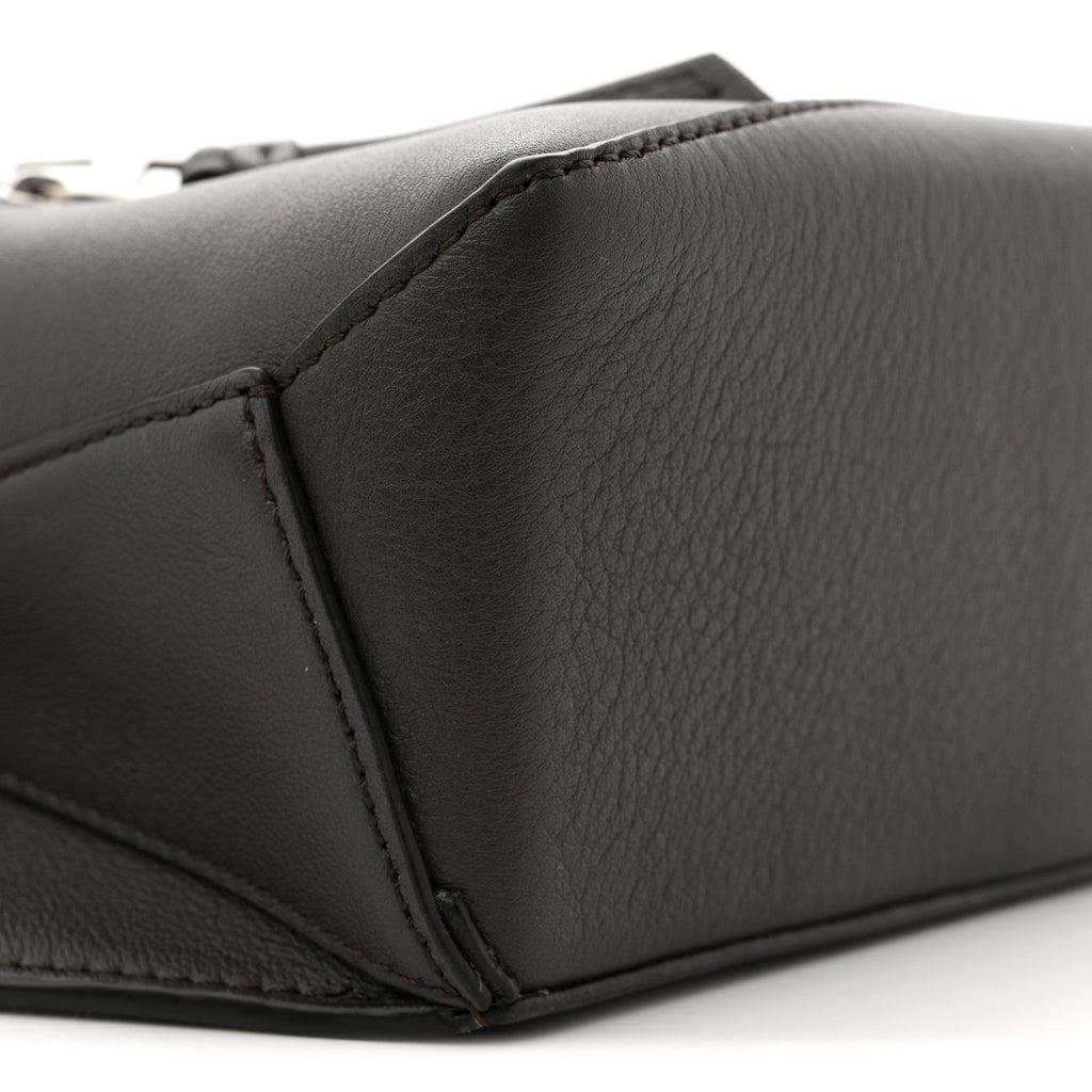 Calfskin Mini Puzzle Bumbag Dark Grey