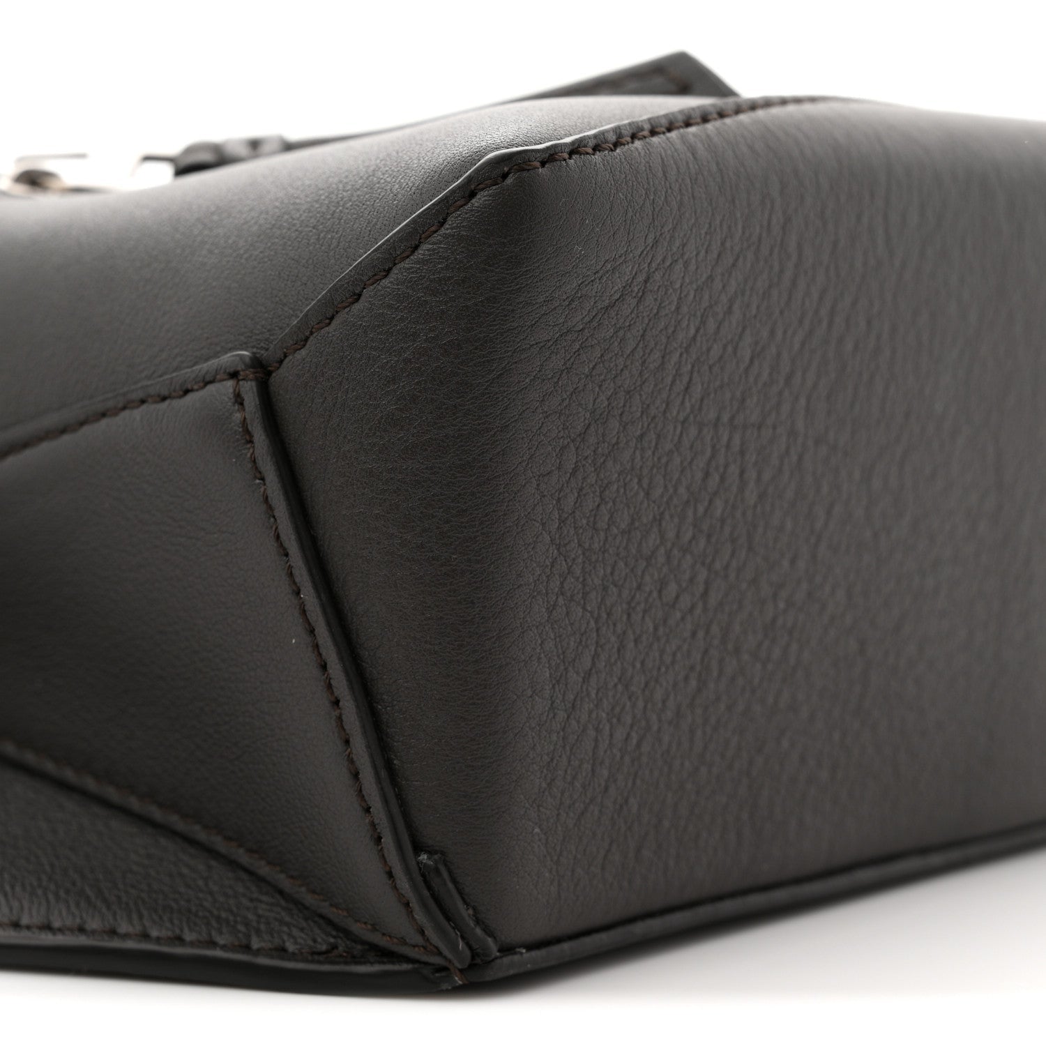 Calfskin Mini Puzzle Bumbag Dark Grey