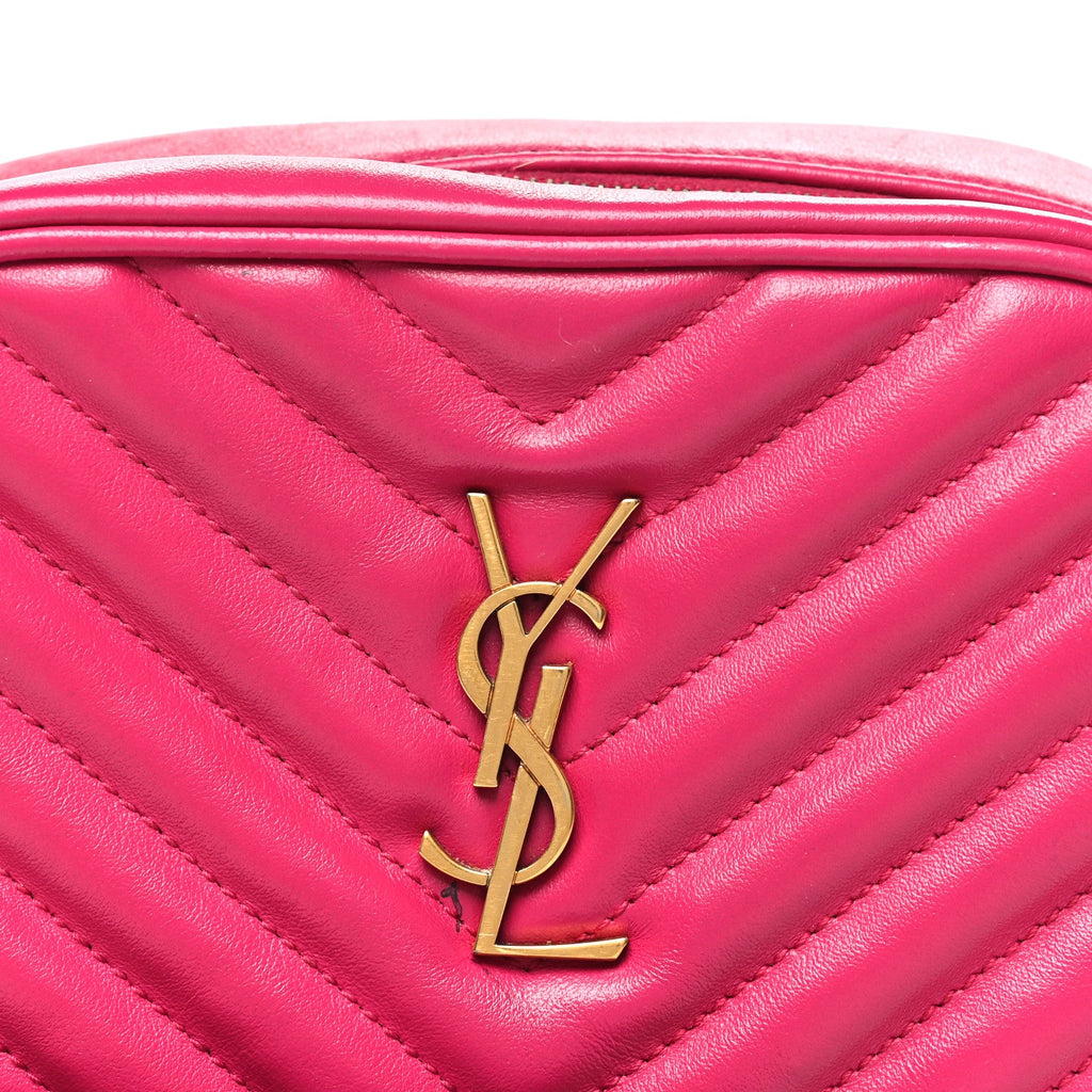 Calfskin Matelasse Monogram Lou Belt Bag Bright Pink
