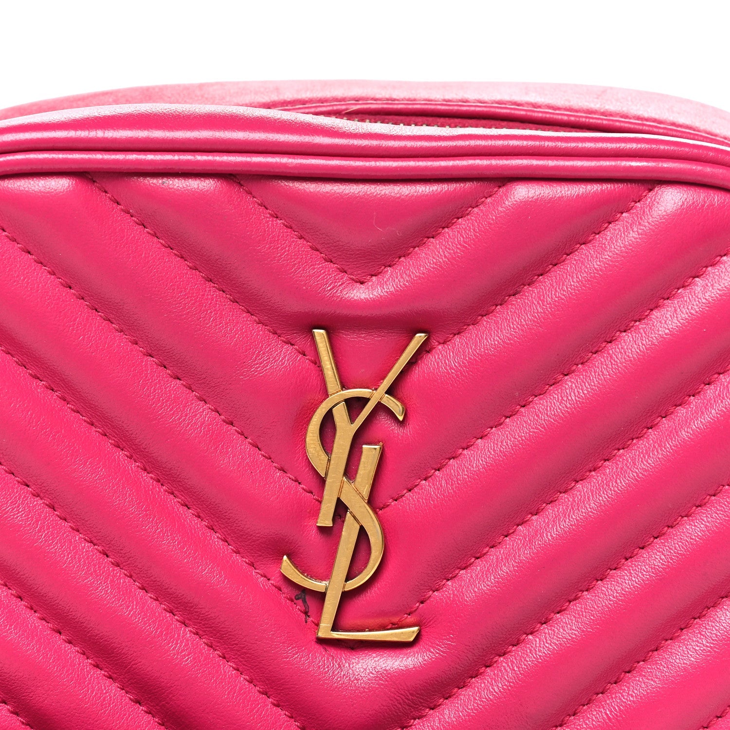 Calfskin Matelasse Monogram Lou Belt Bag Bright Pink