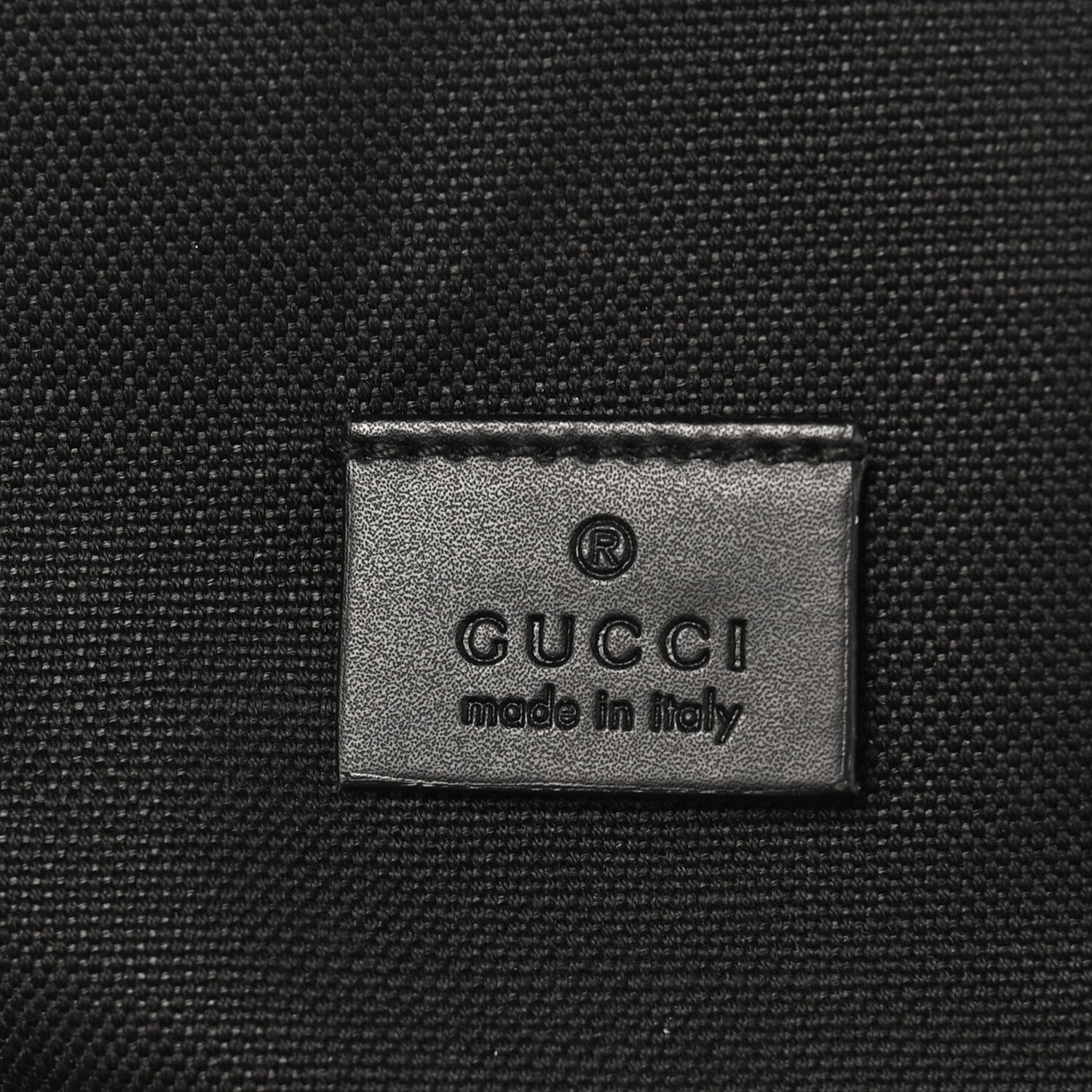 GG Supreme Monogram Web Belt Bag Black Grey