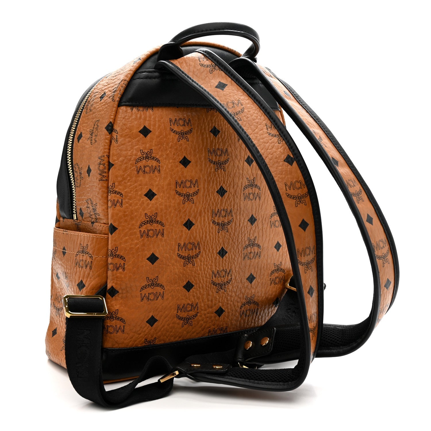 Visetos Small Stark Backpack Cognac Black