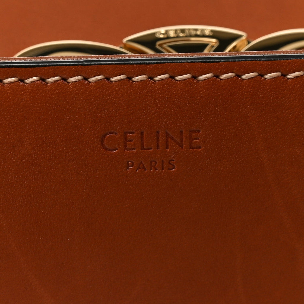 Natural Calfskin Medium Triomphe Tan