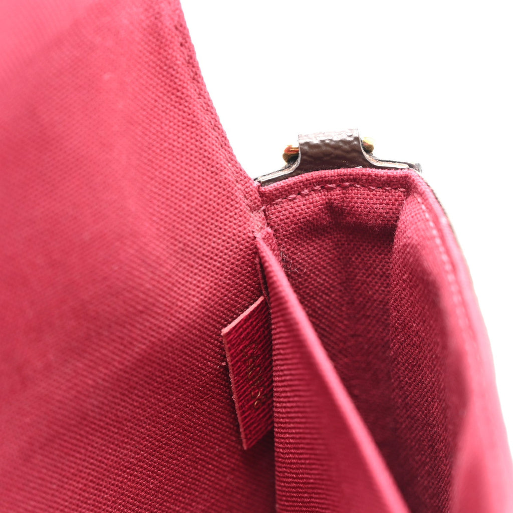 Monogram Pochette Felicie Chain Wallet Fuchsia