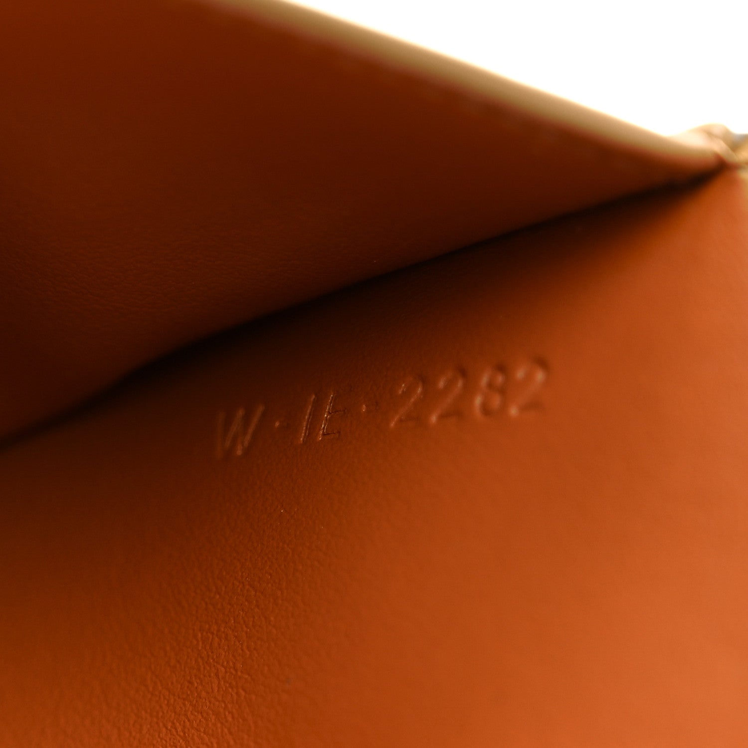 Canvas Triomphe Lambskin Folded Compact Wallet Tan