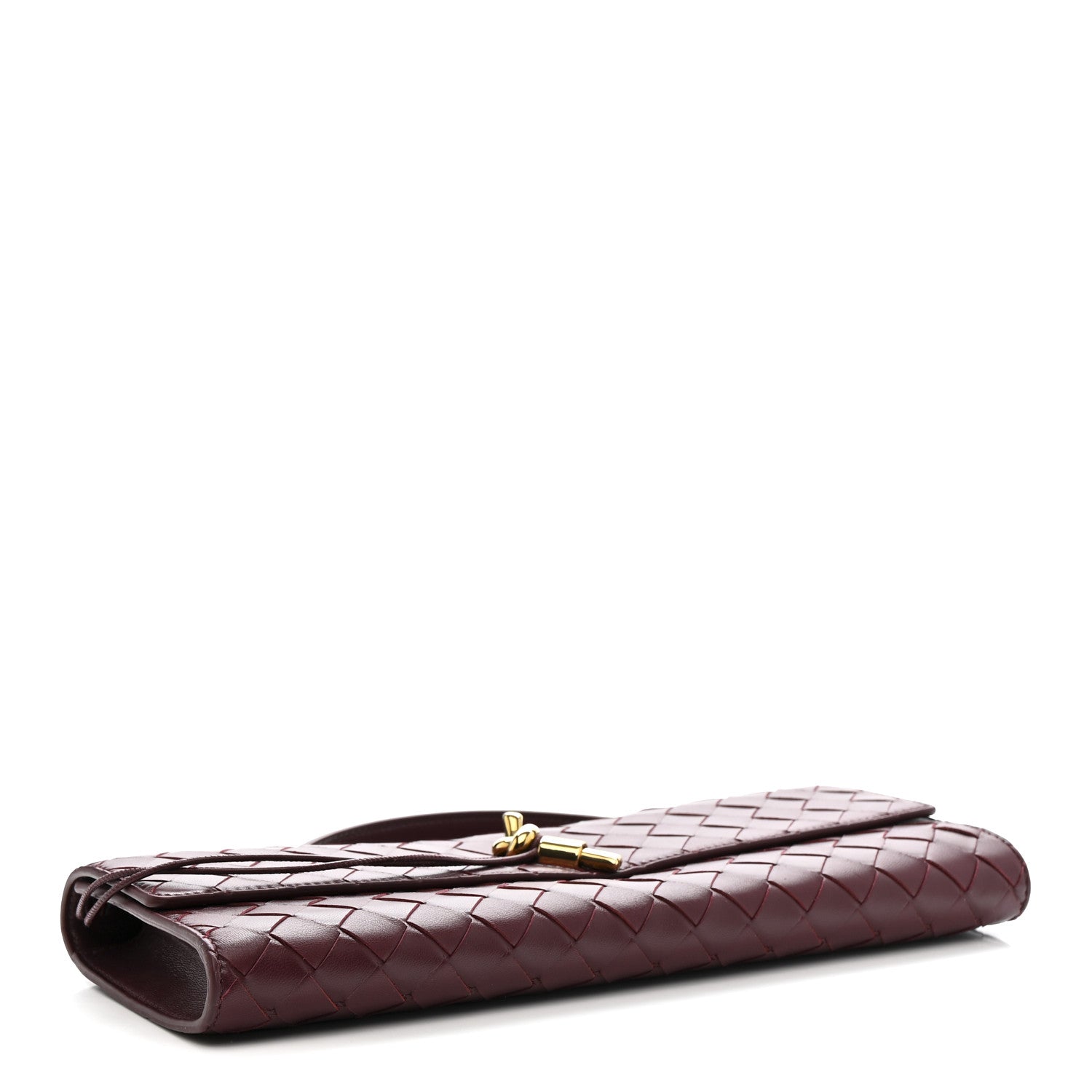 Nappa Intrecciato Long Andiamo Top Handle Clutch Barolo