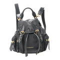 Nylon Small Crossbody Rucksack Backpack Black