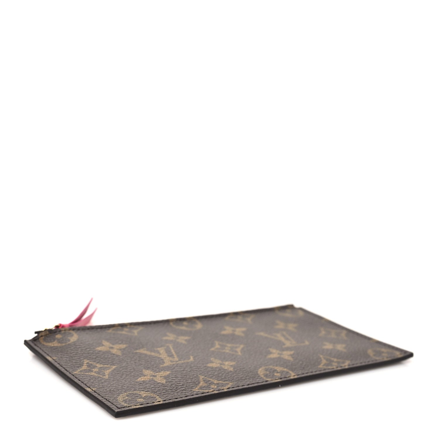 Monogram Felicie Chain Wallet Zippered Insert Fuchsia
