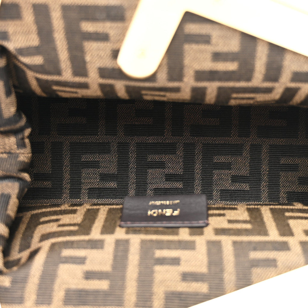 Shiny Nappa Snakeskin Small Fendi First Rosa Confetto Cipria