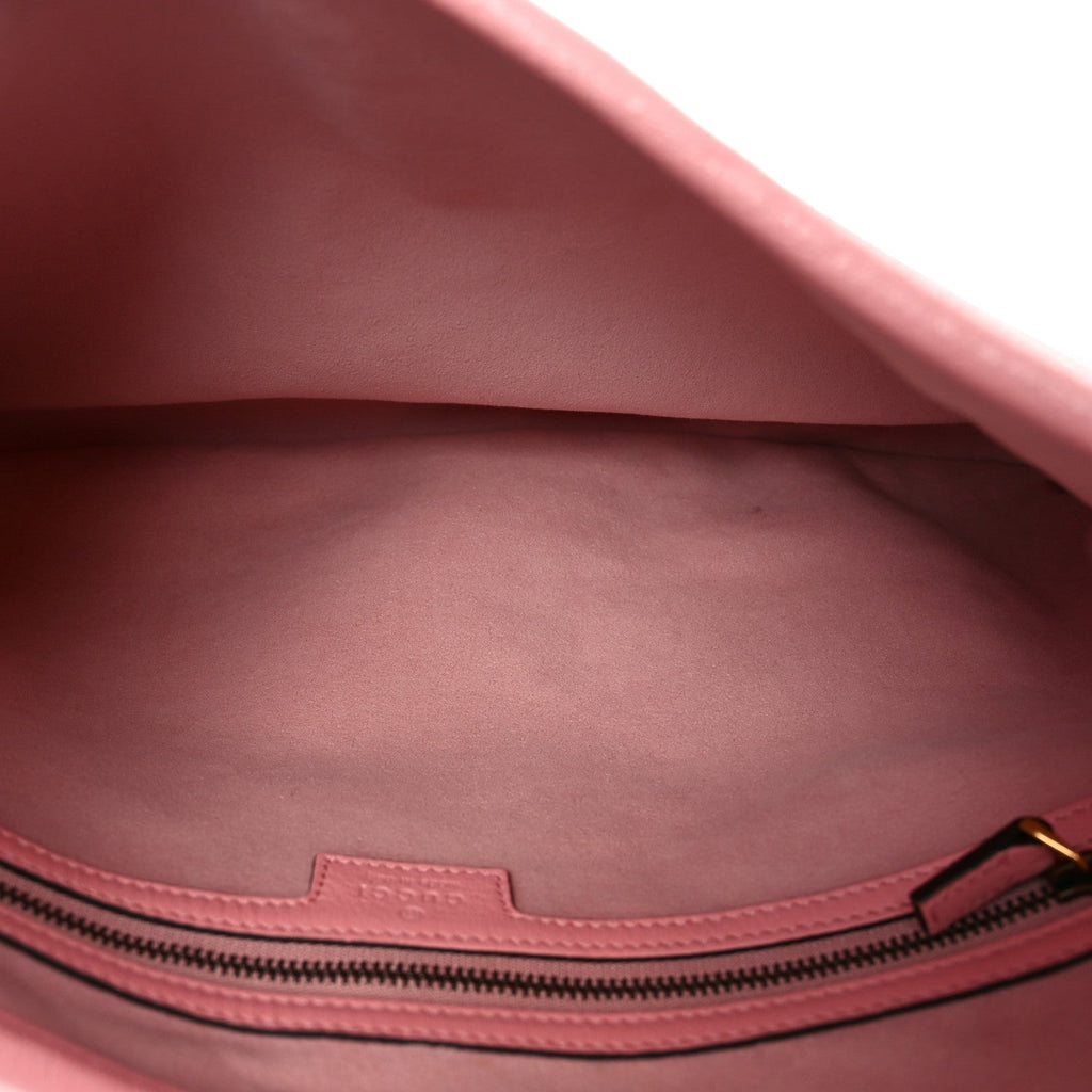 Goatskin Medium Aphrodite Shoulder Bag Wild Rose