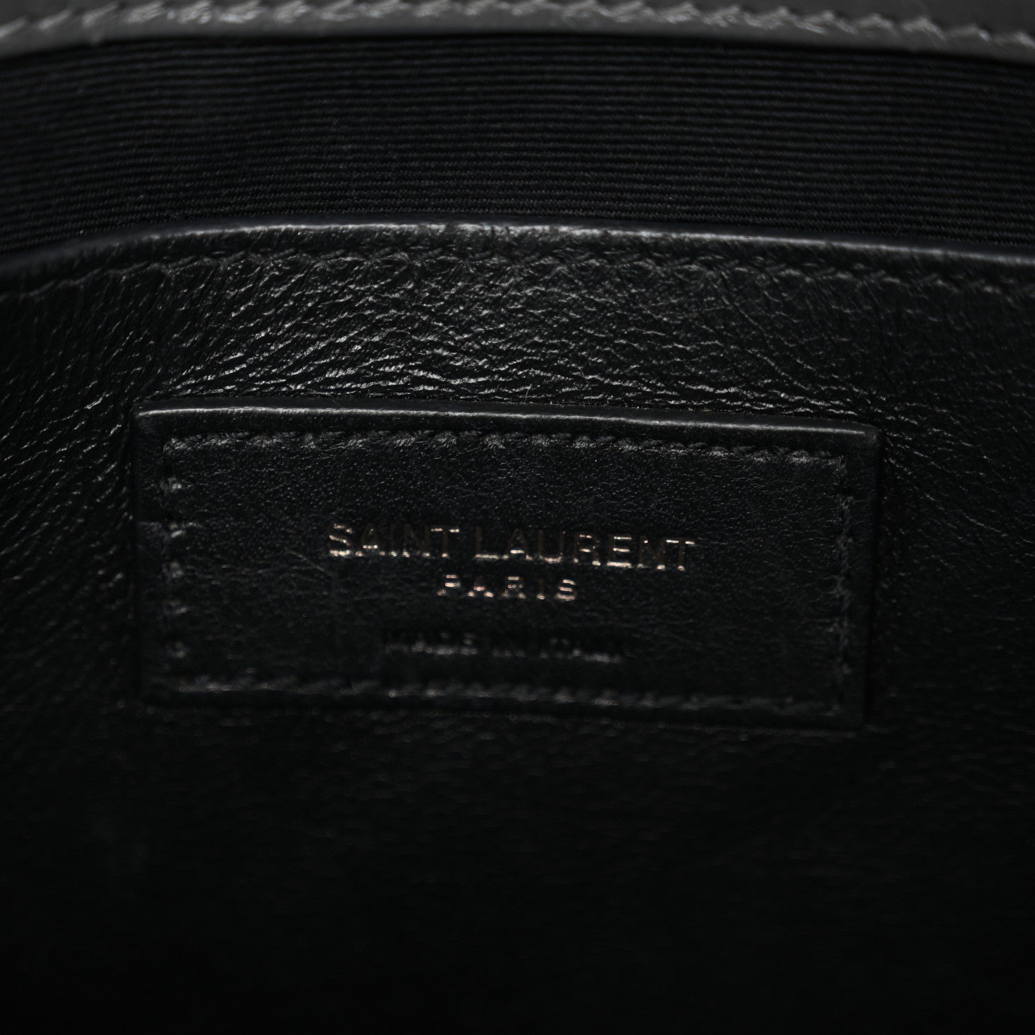 Crinkled Calfskin Matelasse Monogram Baby Niki Chain Satchel Storm