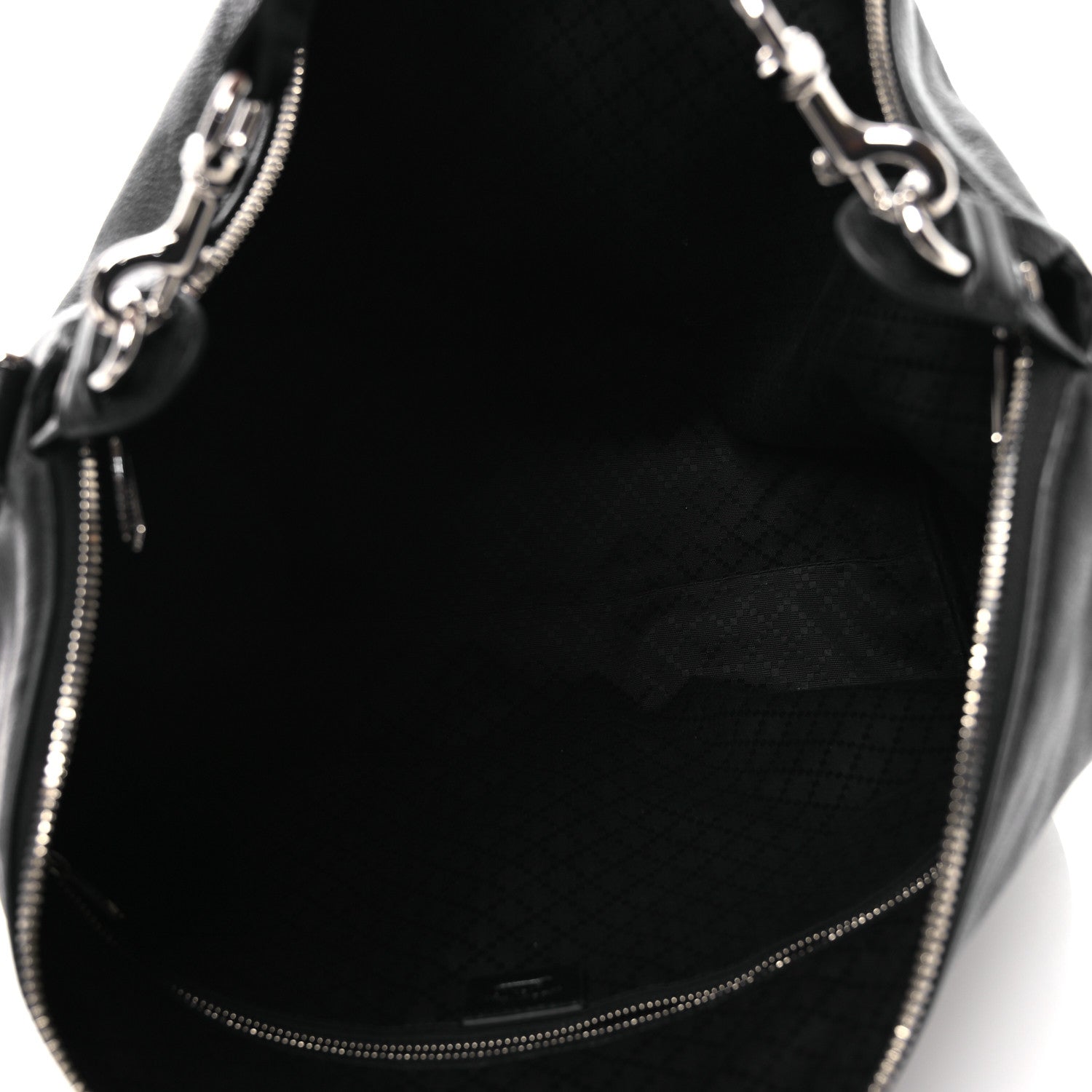 Grained Calfskin Medium Brea Crossbody Bag Black