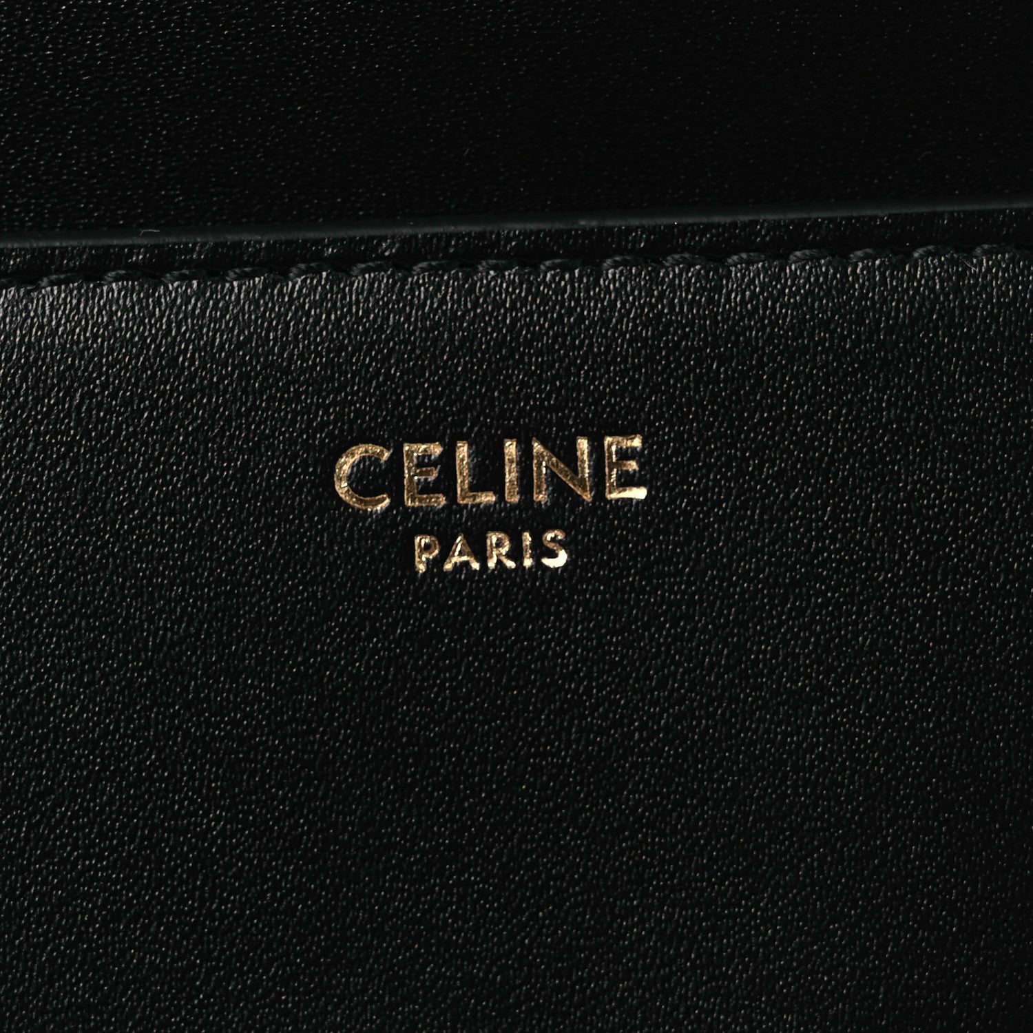 Satinated Calfskin Small 16 Top Handle Bag Black