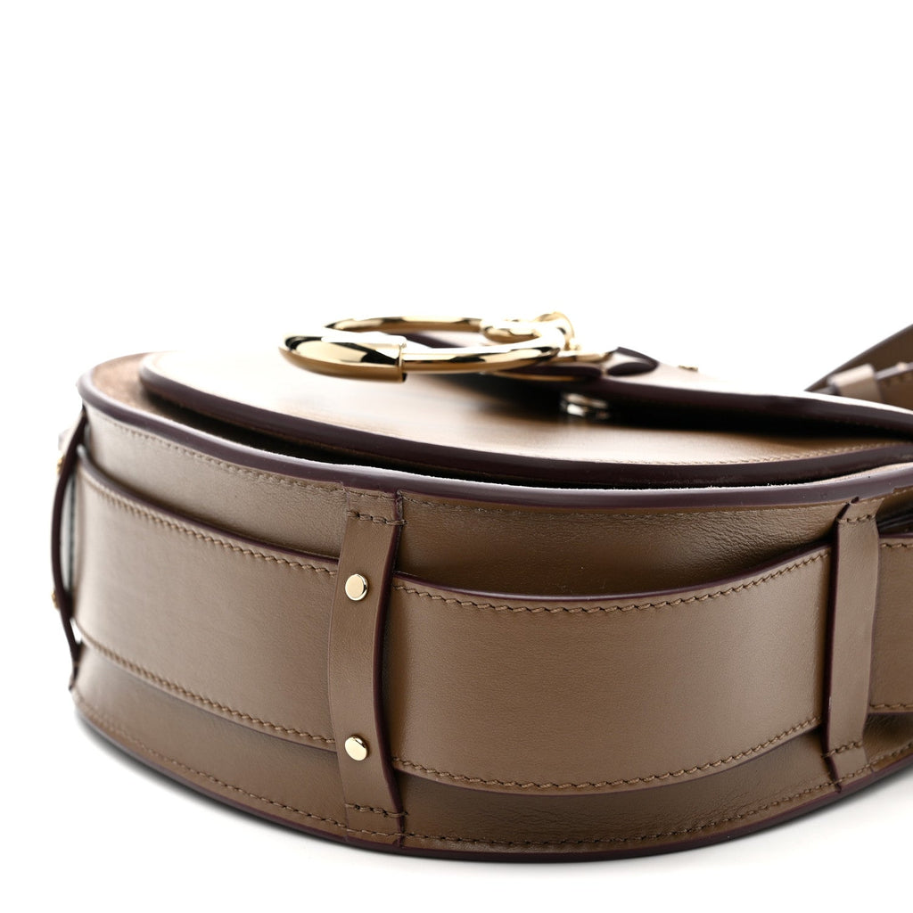 Calfskin Small Tess Bag Dark Nut