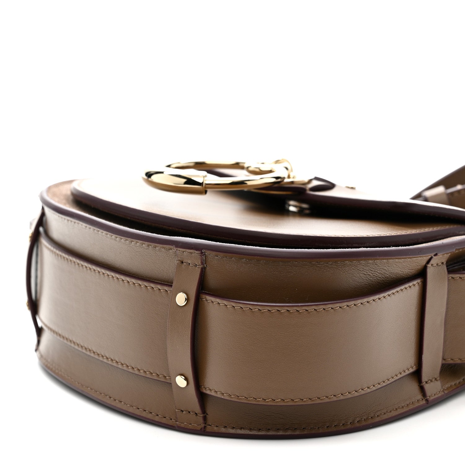 Calfskin Small Tess Bag Dark Nut