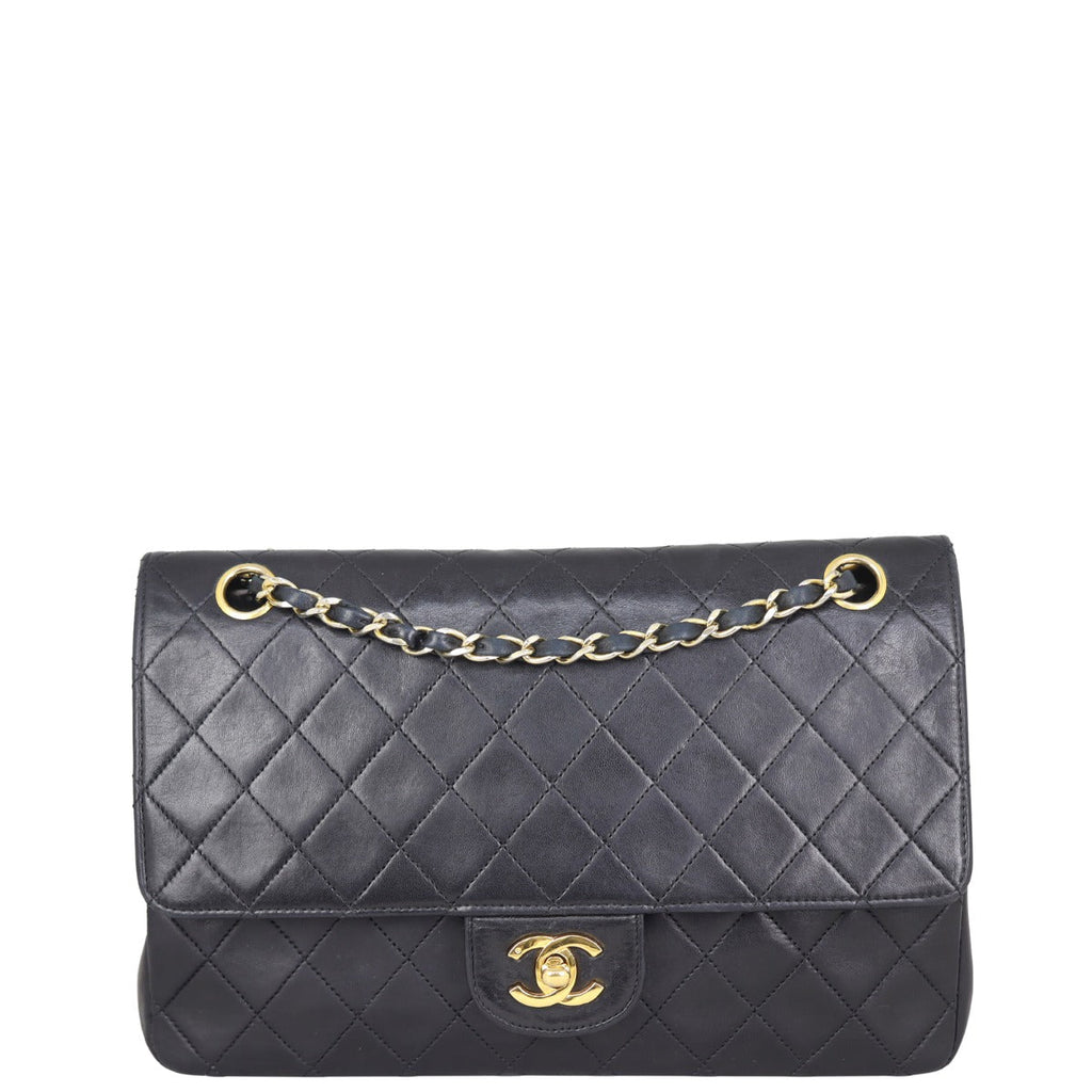 Chanel Classic Double Flap Medium | Vintage Black Quilted Lambskin