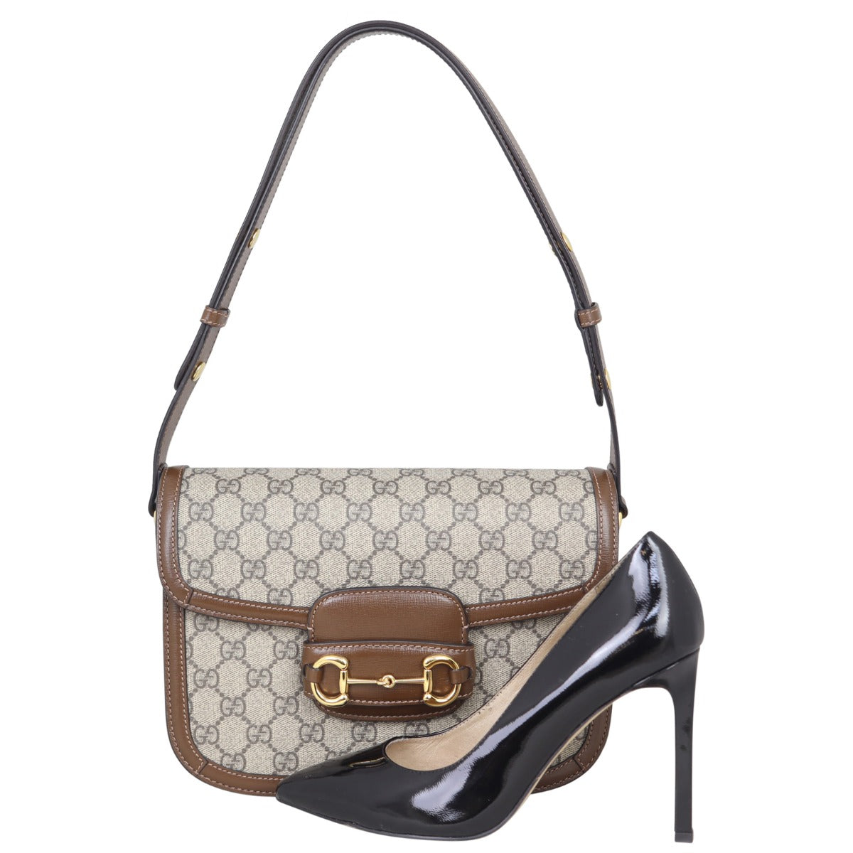 Gucci GG Supreme Horsebit 1955 Shoulder Bag
